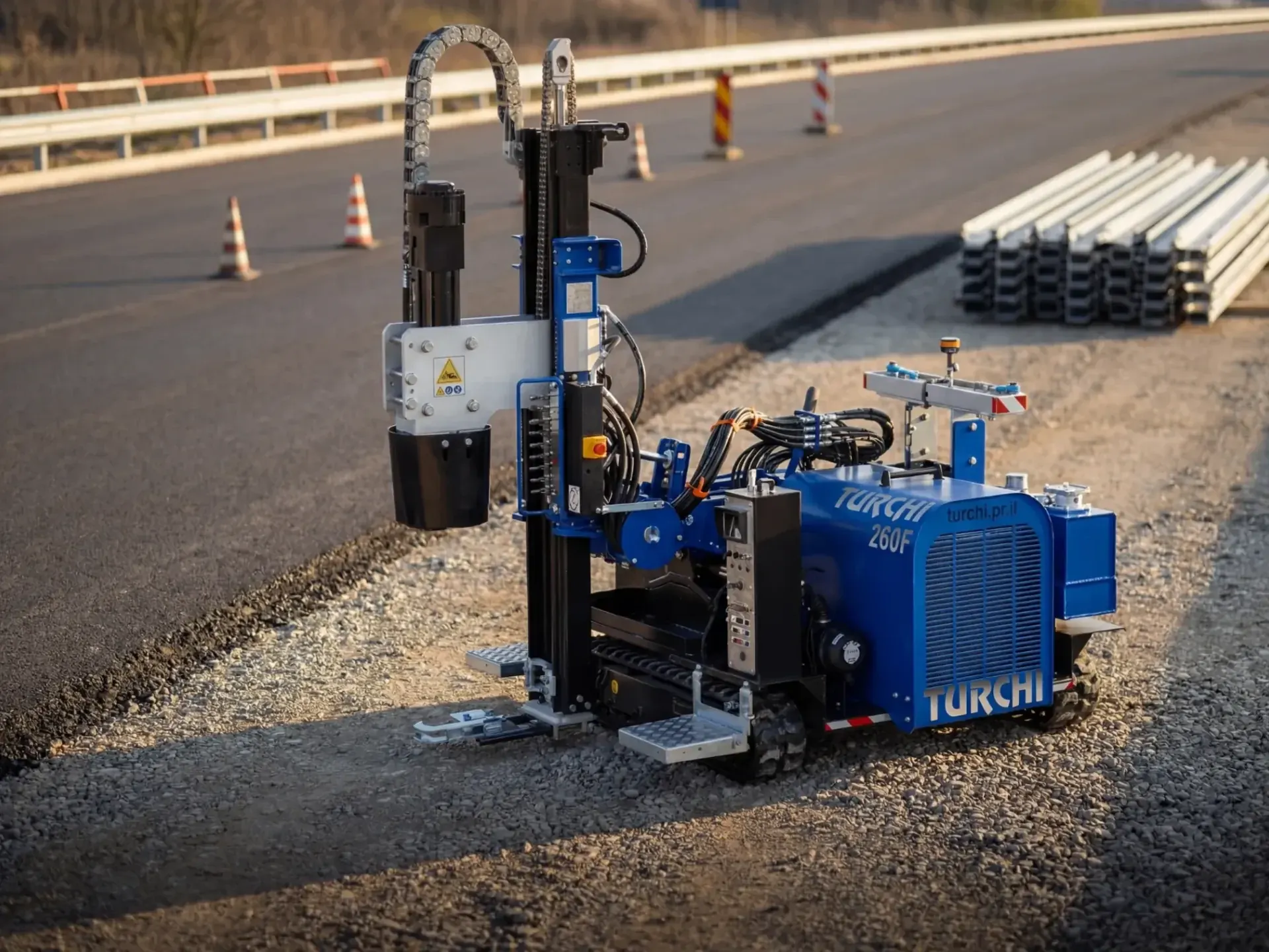 TURCHI 260F на будівництві сонячної станції