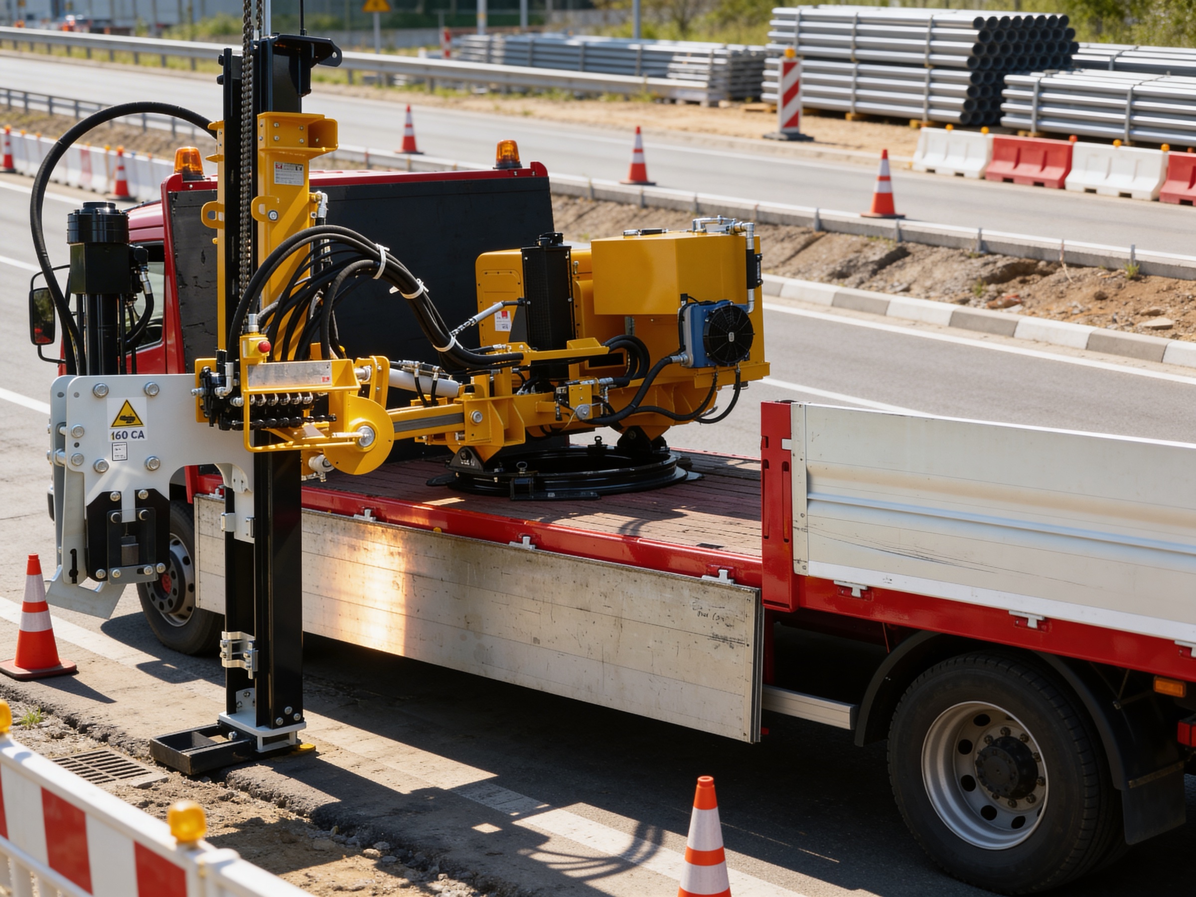TURCHI 160 σε αστικό εργοτάξιο