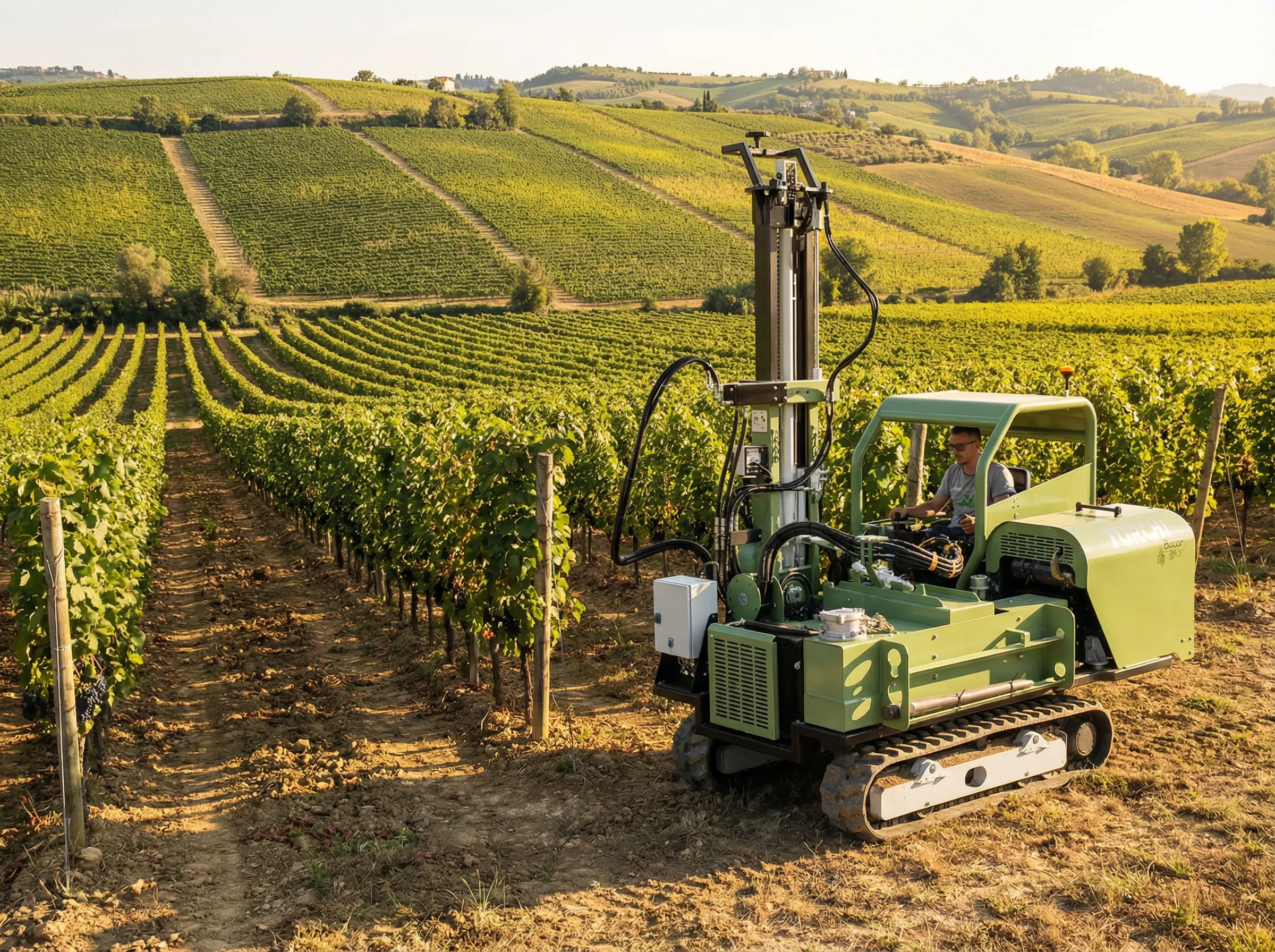 Plant the vineyard in half the time
