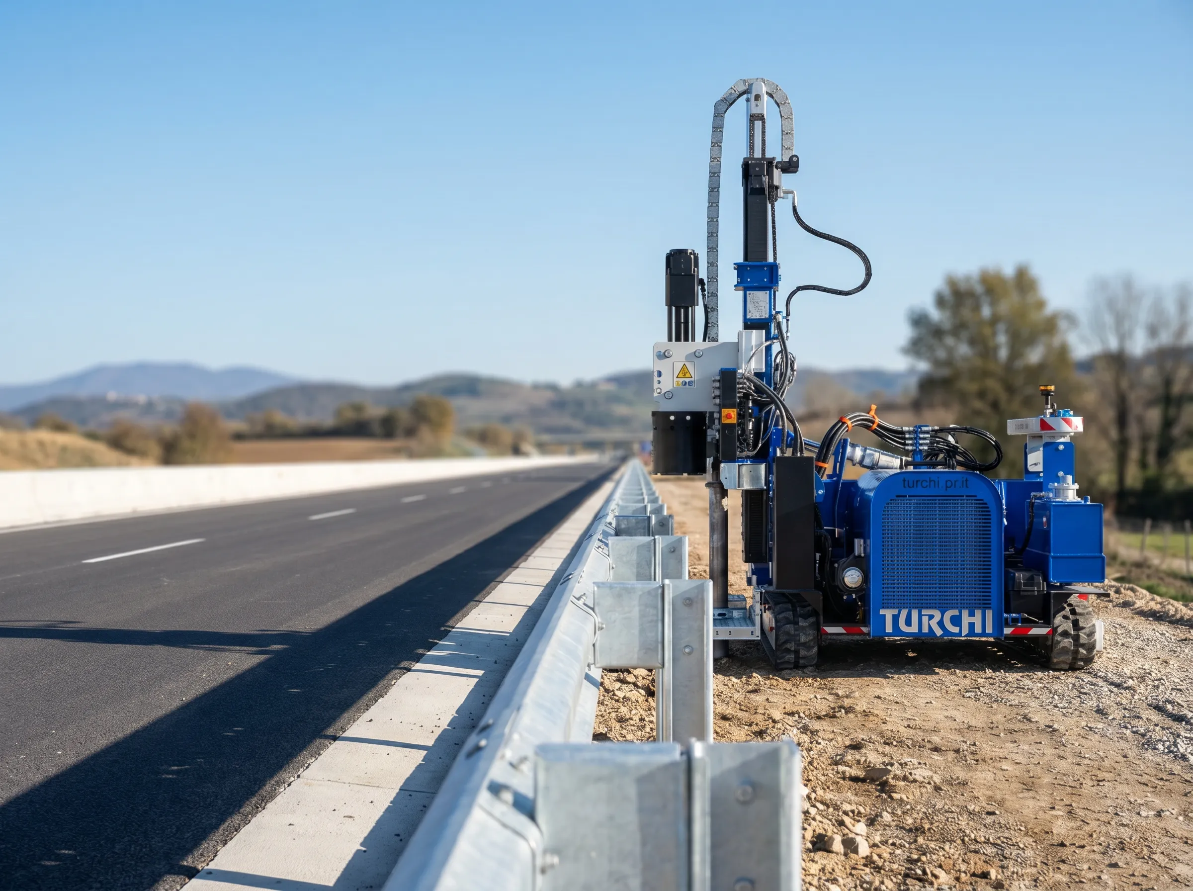 TURCHI 260F automaģistrāles objektā ceļa barjerām
